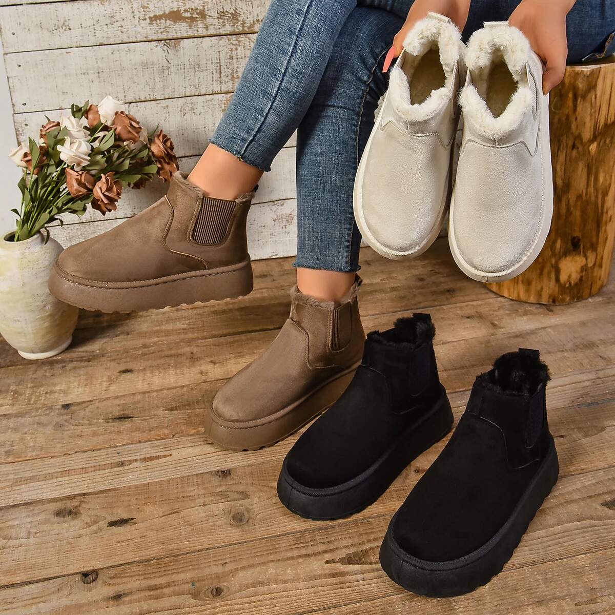 Elysa - Cozy Boots